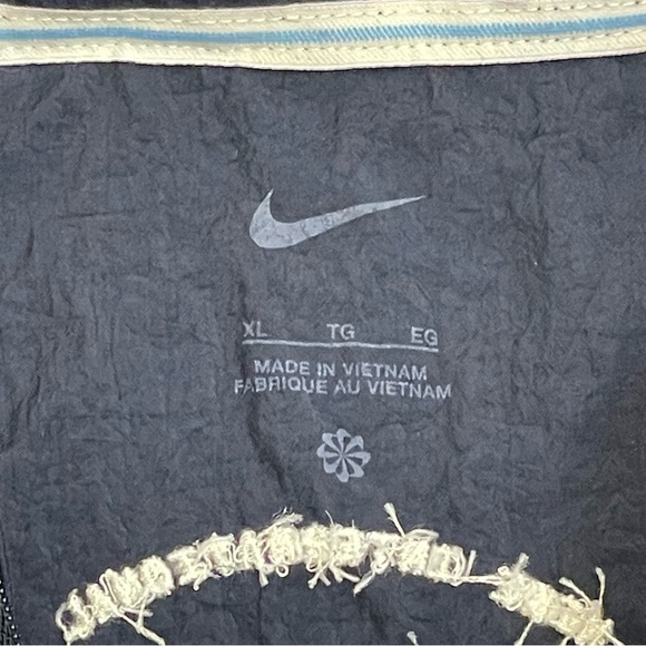 Nike Repel Heritage Blue Packable Hood Full Zip Windbreaker Track Jacket - Picture 7 of 15